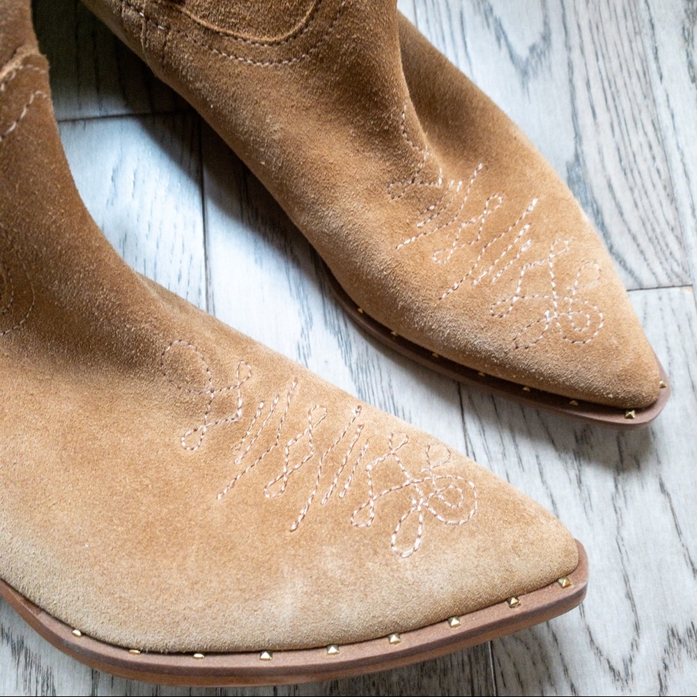 sam edelman / caramel booties - Picture 3 of 7